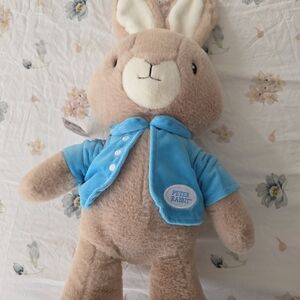 Peter Rabbit Plush Toy with Blue Jacket